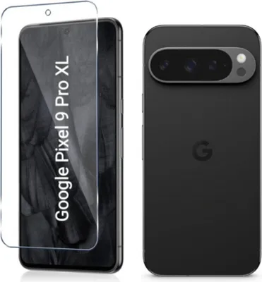 Produktbild von CLM-Tech Schutzfolie kompatibel mit Google Pixel 9 Pro XL Panzerfolie Panzerglas Crystal Clear Displayschutz 9H Glas Displayfolie Schutzglas - Unterstützt Fingerabdruck-ID - Folie kristallklar