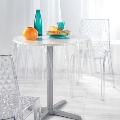 Produktbild von Durchsichtige Tischdecke, abwaschbar, transparent