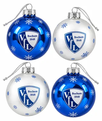 Produktbild von VfL Bochum Weihnachtskugeln 4er-Set