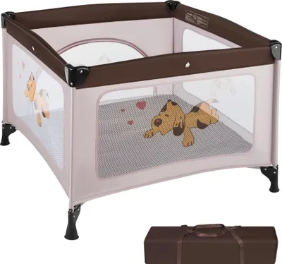Produktbild von tectake® Baby Laufstall Tommy Junior 105 x 105 x 78 cm