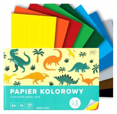 Produktbild von Interdruk A4 farbiges Papier 10 Blatt 115 g/m²