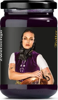 Obrázok produktu pre Motív lekváru: Schwarzwaldský kroj Faller slivkový lekvár – domáci!