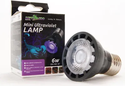 Immagine prodotto di Repti-Zoo Mini UV LED 6W - Lampada LED UV viola per scorpioni Repti-Zoo