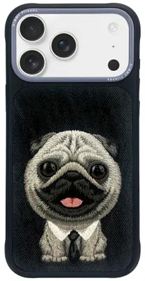 Immagine prodotto di Custodia per cani Nimmy Big Eyed Pet 2.0 per iPhone 17 Pro Max - nera
