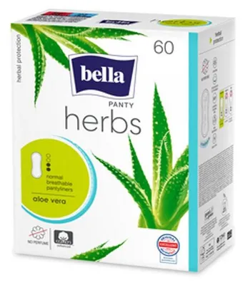 Obrázok produktu pre Bella Wkładki Herbs Aloe Vera 60 sztuk