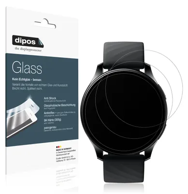 Obrázok produktu pre 2x ochranná fólia pre OnePlus Nord Smartwatch matná - proti nárazom 9H fólia dipos Glass plastové sklo