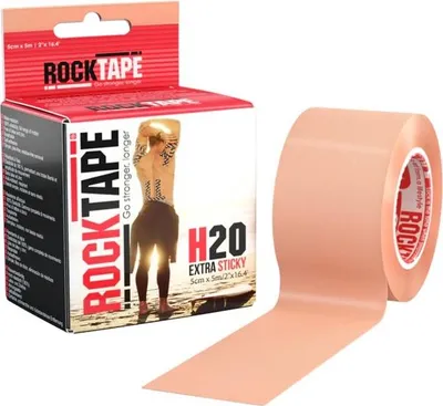 Produktbild von RockTape H20 Kinesiotape Sporttape 5 cm x 5 m BEIGE