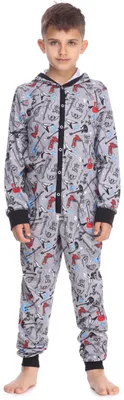 Image de Pyjama-combinaison pour enfant Timone TI122 (Rockstar, 110-116)