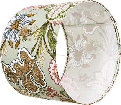 Obrázok produktu pre SucceBuy Strieborný bubon 33x33x25cm Medium Round 2 ks. Tmavý kvetinový vzor