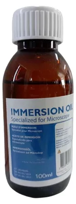 Produktbild von Immersionsöl Mikroskopöl Tauchöl - 100 ml - Für alle Mikroskope - Universell