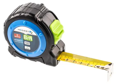 Zdjęcie produktu dla Taśma miernicza Högert 8 m, 25 mm, stalowa