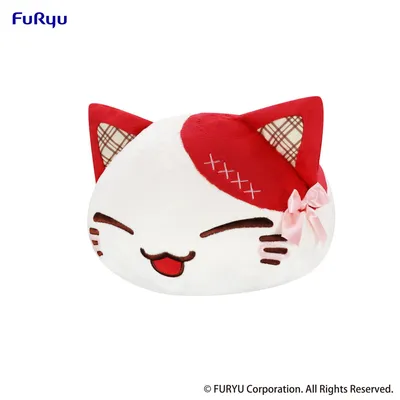 Produktbild von Nemuneko Cat Sweet Big Plush Plüschfigur Red 35 cm