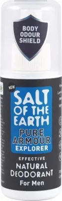 Zdjęcie produktu dla Salt of the Earth Pure Armour Naturalny dezodorant w sprayu dla mczyzn 100ml wetiwer i cytrusy