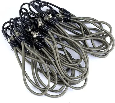 Produktbild von 20x Expanderschlinge Expanderhaken Spanngummi Planenspanner Expander Signal OLIV