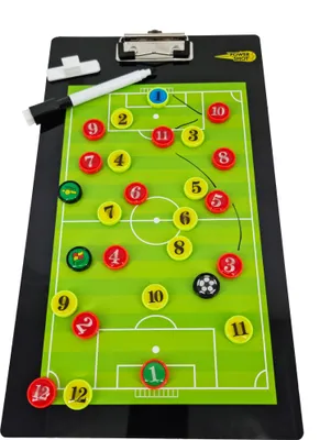 Produktbild von Magnettafel - Fußball-Taktiktafel 35x20 cm - POWERSHOT - Ideal für Trainer
