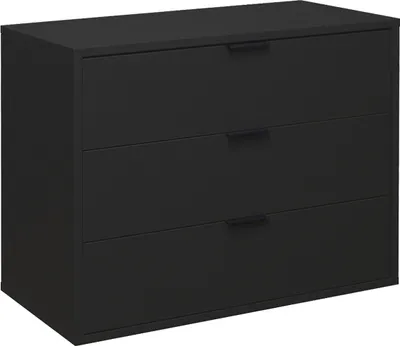 Produktbild von Kommode - 81 x 67 cm - 3 Schubladen - Anthrazit matt