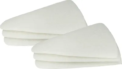 Produktbild von vhbw 6x Kegelfilter Ersatz für Vallox 1765, 394302 für Erdwärmetauscher - Abluftfilter G3 Weiß