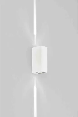 Produktbild von LED Wandleuchte Wandlampe weiß 6W 375lm 6000K Tageslichtweiß Indoor/Outdoor