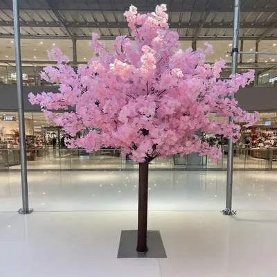 Produktbild von 360Home Kunstbaum Innenbereich Realis tische Kunst Pfirsichblüten baum Dekoration 150 x 100 cm