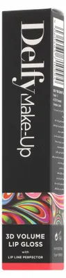 Zdjęcie produktu dla Delfy Cosmetics 3D Volume Lip Gloss with Lip Line Perfector Gerber Daisy (7 ml)