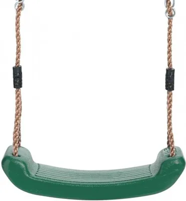 Image de siège de balançoire plastique 42 x 16 cm vert foncé