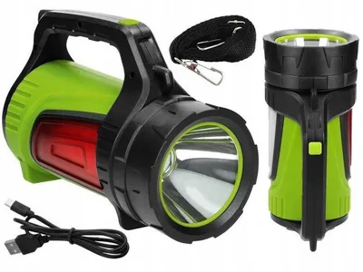 Produktbild von Akku-Taschenlampe Scheinwerfer Led Xm-L T6 Usb Powerbank 5 Modi