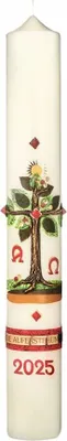 Produktbild von Osterkerze 60 x 8 cm mit 10% Bienenwachs (Nr. 6)
