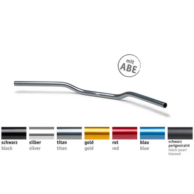 Immagine prodotto di Manubrio HIGHSIDER pro in alluminio AN1, sabbiato nero