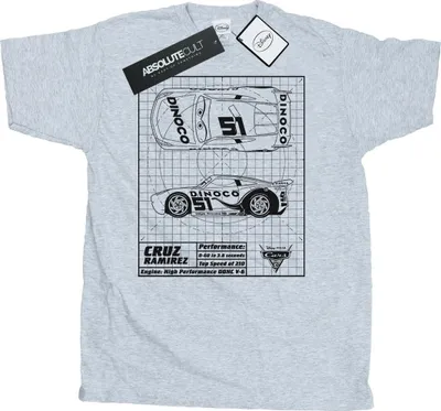Produktbild von Disney - "Cars" T-Shirt für Herren BI17461 (M) (Grau)