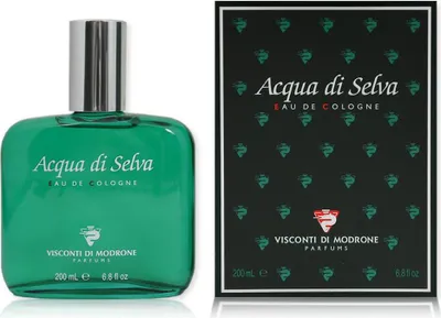 Produktbild von Visconti di Modrone ACQUA DI SELVA Eau de Cologne für Herren, 200 ml Splash, Aromatisch Fougere, 1949