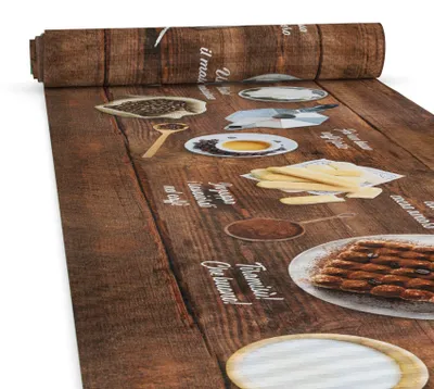 Produktbild von ANRO Küchenläufer SPRINTY Bunt 400x52 cm rutschfest Textil