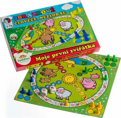Obrázok produktu pre Človeče nehnevaj sa (obrázkové) – Moje prvé zvieratká Teddies