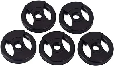 Productafbeelding van Platenadapter Set - 45 Tpm Adapters - Muziek Luisteren - Universele Pasvorm - 5 Stuks - Zwart