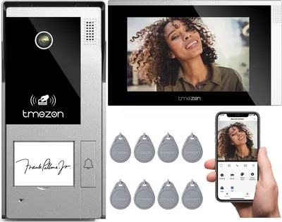 Produktbild von Video-Türsprechanlage, 7 Zoll Touchscreen, Fernentriegelungsfunktion, 1M1D