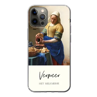 Produktbild von MuchoWow® Handyhülle Schutzhülle Hülle für iPhone 13 Pro Kunst - Milchmädchen - Vermeer Silikon Softcase Handy Hülle - Handy-Tasche
