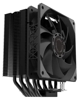 Obrázok produktu pre CoolBox H6, Vzduchový chladič, 12 cm, 800 ot/min, 2000 ot/min, Čierna