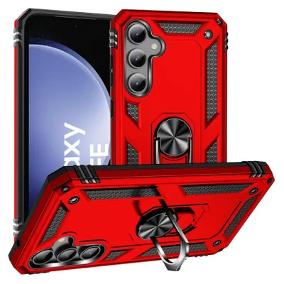 Produktbild von Armor Shield Handyhülle für Samsung Galaxy S23 FE Hülle Ultra Hybrid Case Handy Schutzhülle, Rot