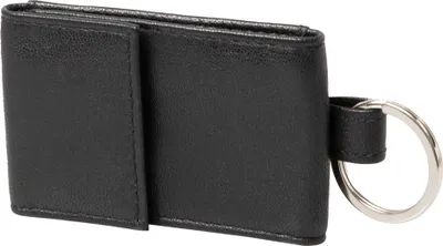 Produktbild von Alassio Mini-Geldbörse mit Metallemblem Nappaleder schwarz