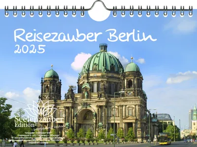 Produktbild von Reisezauber Berlin DIN A5 Wandkalender für 2025 Deutschland Reise Urlaub - Seelenzauber