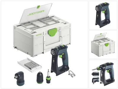 Productafbeelding van Festool CXS 18-Basic-Set accuschroefboormachine 18 V 40 Nm borstelloos ( 577333 ) + systainer - zonder accu, zonder oplader