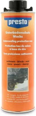 Produktbild von presto 690211 Unterbodenschutz Wachs schwarz 1000 ml