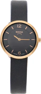 Produktbild von Boccia 3266-03 Damen-Armbanduhr, Leder-Armband