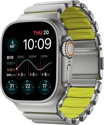 Obrázek produktu pro Nomad Stratos Band Natural Titanium Volt FKM AW 45/46/49mm