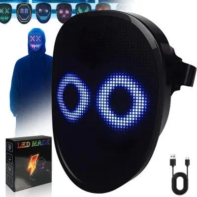 Produktbild von Halloween-Purge-Maske - Cosplay-Maske - Nicht elektronisch - ABS-Kunststoff - Schaumstoffpolsterung - Für Kostüme