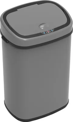 Image de SVITA Sensor Poubelle 58L acier Poubelle avec capteur Gris