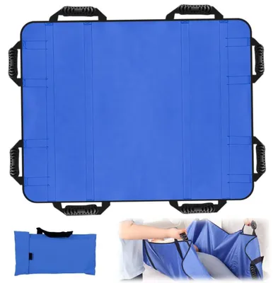 Produktbild von Transferbrett 120 x 100 cm - Patientenlifter - Gleitmatte - 8 Handgriffe - Ergonomisch - Wiederverwendbar