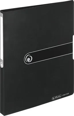 Produktbild von Herlitz Ringbuch easy orga to go A4 2-Ring Rückenbreite: 27 mm schwarz opak