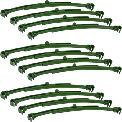 Produktbild von Kunststof Plantenstokkensatz - 12 Stück - 255-355 cm - Klimhilfe für Tomatenkäfige - 11 mm Durchmesser