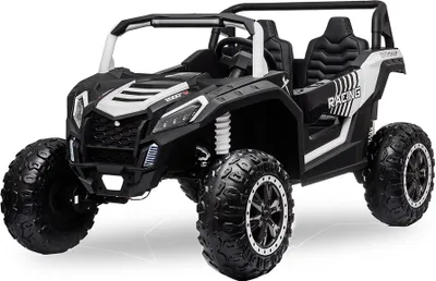 Produktbild von Kinder Elektroauto UTV Road 2-Sitzer Allrad Offroad Kinderfahrzeug Weiß