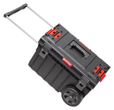 Image de Qbrick System ONE Trolley Vario empilable 605 x 405 x 345 mm 44 l IP66 avec roulettes sur axe métallique